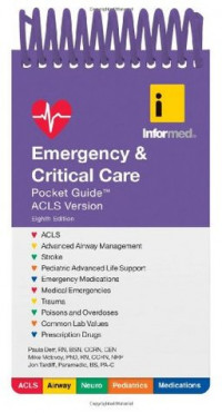 Emergency & Critical Care: Pocket Guide ACLS Version Eighth Edition