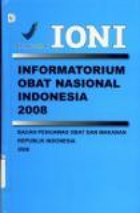 IONI Informatorium Obat Nasional Indonesia 2008/2017