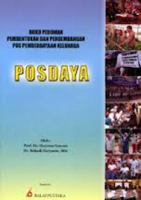 Buku Pedoman Pembentukan dan Pengembangan Pos Pemberdayaan Keluarga