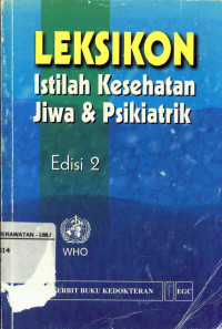 Leksikon Istilah Kesehatan Jiwa dan Psikiatrik