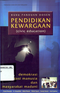 Buku Panduan Dosen Kewarganegaraan Demokrasi Hak Asasi Manusia dan Masyarakat Madani