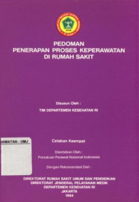 Pedoman Penerapan Proses Keperawatan di Rumah Sakit