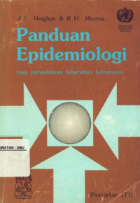 Panduan Edidemiologi Bagi Pengelolaan Kesehatan Kabupaten