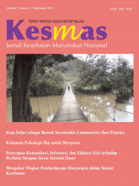 Kesmas: Jurnal Kesehatan Masyarakat Nasional